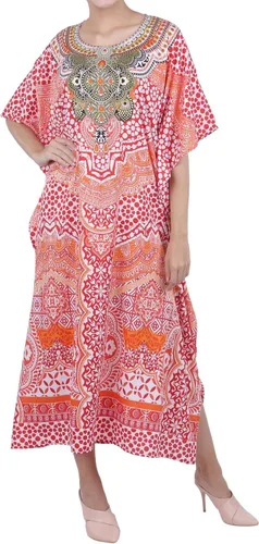 Vista 55 de Miss Lavish London - Kaftán largo para mujer - Kaftán de playa africano y kaftan moderno para fiesta y bodas 109-azul