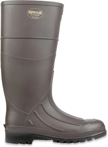 Vista 6 de Servus 18805 - Botas de trabajo para hombre, de polimezcla de PVC y puntera suave, color marrón