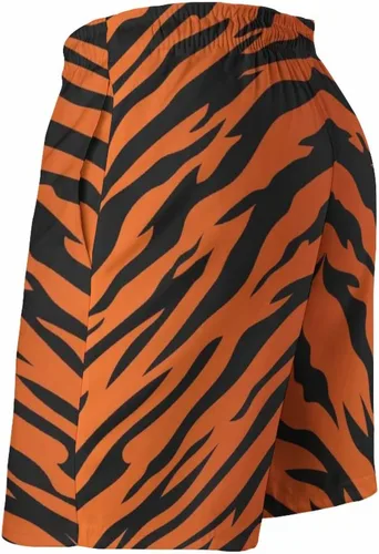 Vista 4 de Homokoir Men's Swim Trunks Bathing Suits Funny Tiger Print Quick Dry Board Shorts