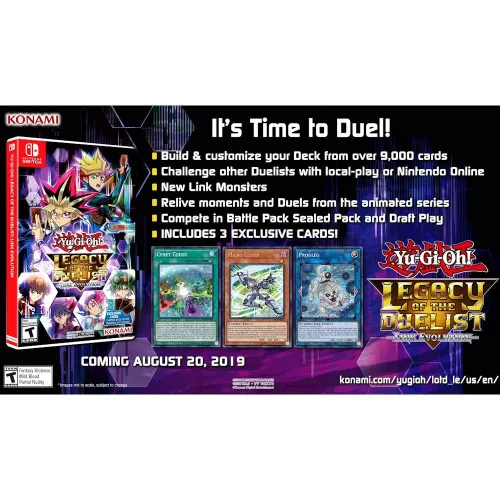 Vista 3 de Yu-Gi-Oh! Legacy of the Duelist Link Evolution Nintendo Switch-Brand New
