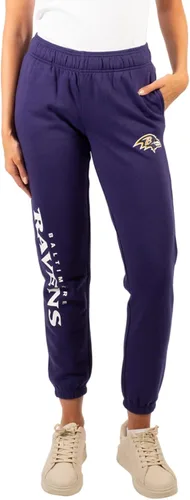 Vista 44 de Ultra Game NFL - Pantalones deportivos de vellón supersuaves para mujer Gris brezo
