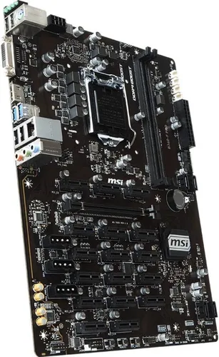 Vista 2 de MSI Serie Pro Intel Coffee Lake B360 LGA 1151 BTC ETH LTC Placa Base de Minería de Criptomonedas ATX (B360-F PRO)