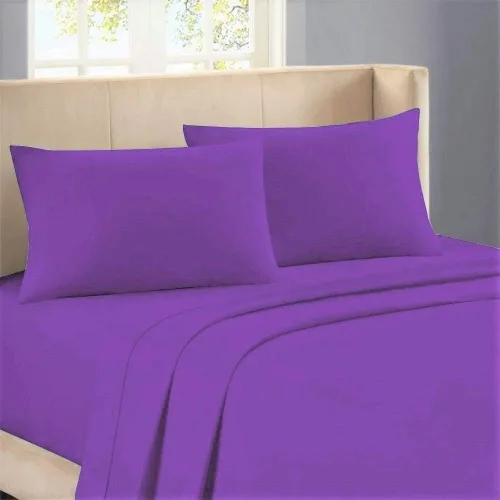 Vista 9 de 1000 hilos 100% algodón egipcio, 4 piezas King Black Solid Sheet Set de sábanas largas de una sola capa, tejido de satén, se adapta a colchones