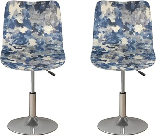 Vista 34 de American Eagle - Juego de 2 fundas para taburetes de bar para sillas de comedor, impermeables, antideslizantes, tamaño universal