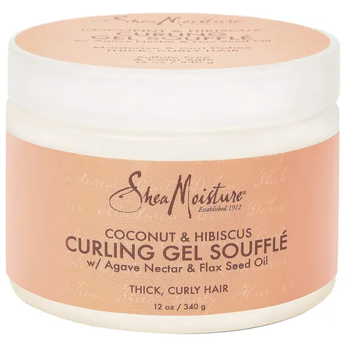 Vista 4 de Shea Moisture Soufflé de gel rizador de coco e hibisco, 12 onzas