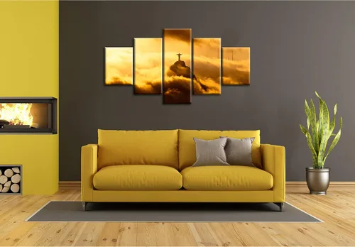 Vista 51 de Arte de Pared Cristiano Símbolo Religioso Cuadro Enmarcado Pintura de Cruz de Cristo Cruces Decoración de Pared Impresión en Lienzo de Cruz Póster