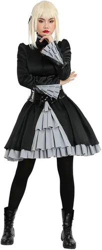 Vista 3 de miccostumes Saber Artoria Pendragon - Disfraz de Lolita gótica para mujer