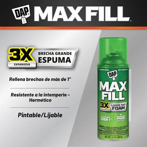 Vista 2 de Touch 'n Foam 4001031212, sellador MaxFill de expansión máxima
