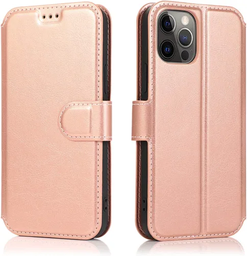 Vista 8 de QLTYPRI Funda para iPhone 11, Premium PU Leather Simple Wallet Case [Ranuras para tarjetas] [Soporte De Caballero] [Cierre Magnético] Funda Flip A