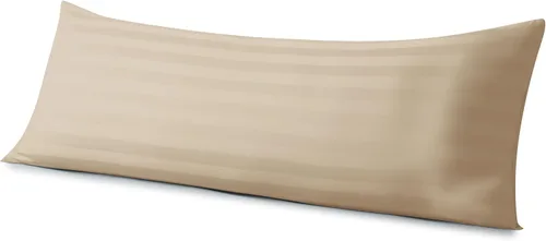 Vista 20 de Juego de 2 protectores de almohada de algodón egipcio 100%, tejido satinado de 400 hilos, protectores de almohada estilo cremallera de fácil cuidado