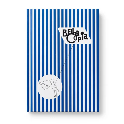 Vista 3 de PdiPigna - Cuaderno a rayas A5 Tapa dura Bella Copia Azul