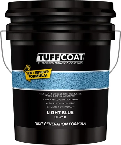Vista 28 de TUFF Coat UT-100 revestimiento antiderrapante, 1 galón Blanco