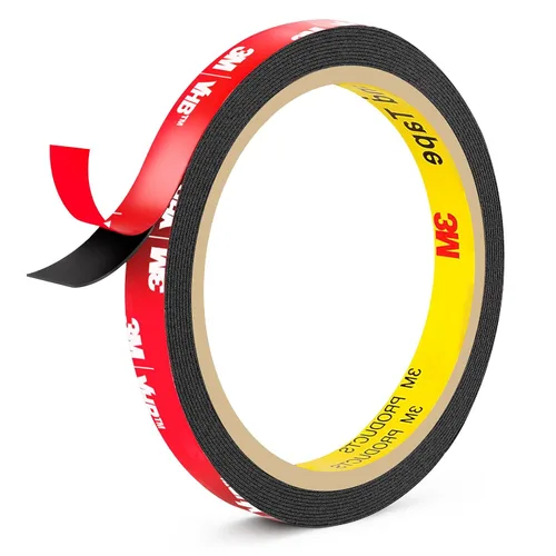 Vista 8 de Cinta de Doble Cara Resistente de 1 pulgada x 10 pies, Cinta de Montaje Extraíble Resistente, Tiras Adhesivas de Cinta de Montaje de Doble Cara