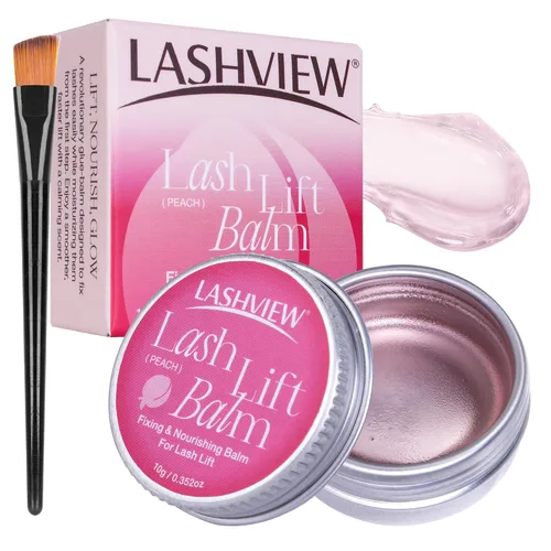 Vista 23 de LASHVIEW Pegamento para levantar pestañas, 2 unidades, adhesivo permanente para pestañas, sin irritación e inodoro, 0.2 fl oz*2