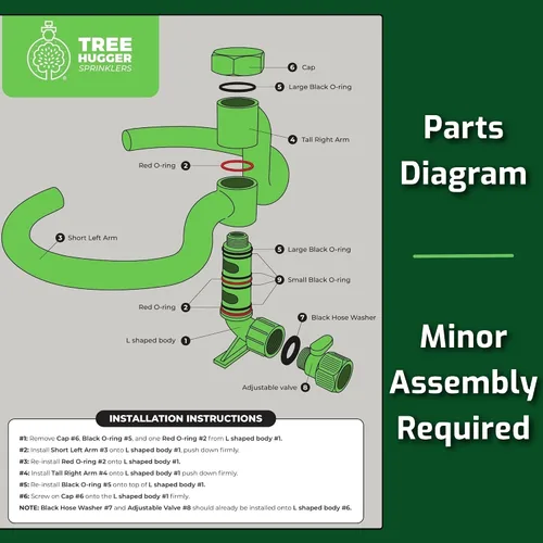 Vista 7 de Sistema de riego de árboles – Anillo de riego de árboles de 360° – Anillo rociador para árboles y arbustos – Llega a la zona de nutrición
