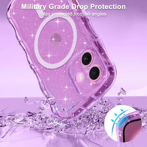 Vista 14 de Pepmune Funda magnética para iPhone 17 Pro Max, color rosa