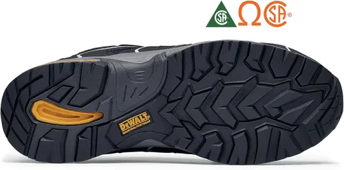 Vista 9 de DEWALT Shoes for Crews Torque, Men's Steel Toe (ST) Low or Mid Cut Slip Resistant Work Shoes, Water Resistant, Black