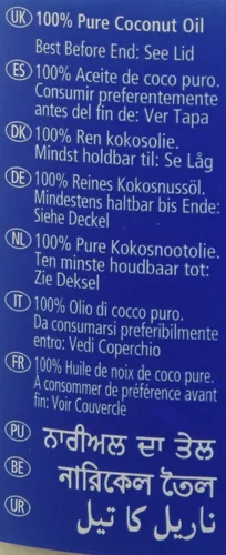 Vista 5 de 100% PURE KTC - Tarro de aceite multiusos de coco de 16.9 fl oz, utilizado para cocinar (aceite comestible), aceite para el cabello, hidratante