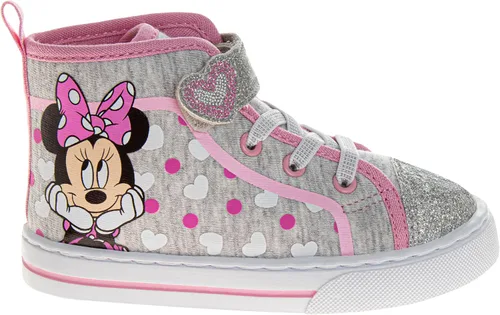Vista 2 de Zapatillas altas de princesa de Disney con Minnie Mouse de Frozen Encanto - Zapatillas de tobillo de Blancanieves Ariel Elsa Maribel Minnie