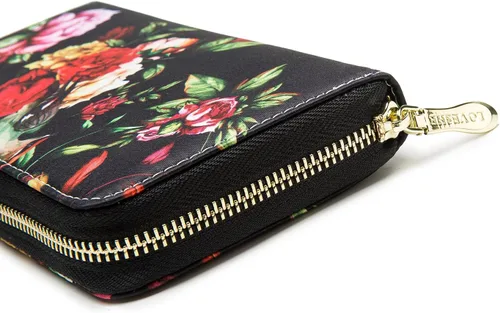 Vista 22 de Cartera de mano para mujer, estilo bohemio, con RFID, elegante, espaciosa con correa para viajes, capacidad para tarjetas, teléfono, dinero