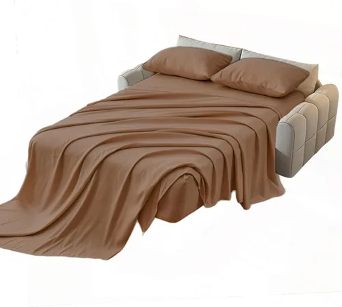 Vista 39 de Kingnex Sábanas de sofá cama individual para sofá cama extraíble de 36 x 72 pulgadas, microfibra suave de doble cepillado 1800, 3 piezas incluyen 1