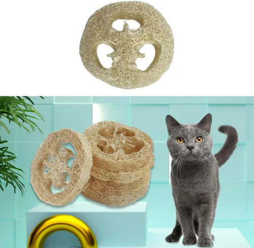 Vista 3 de Paquete de 15 juguetes masticables de conejo, sin aditivos, golosinas para moler dientes, lufa natural, juguetes masticables para masticar dientes