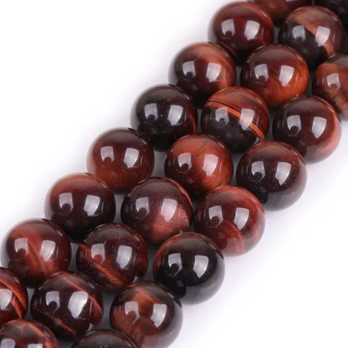 Vista 24 de GEM-Inside Cuentas Sueltas de Piedras Preciosas de Ágata Azul Bandeada Natural de 6mm Cuentas Redondas de Piedra de Energía para Hacer Joyas 15