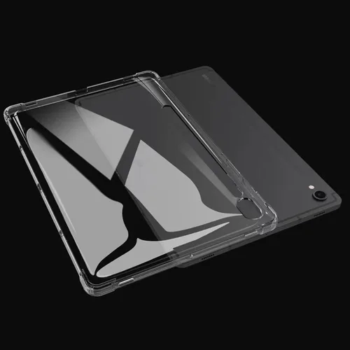 Vista 6 de Zeking Funda para Samsung Galaxy Tab S9 FE, ultra transparente, suave, flexible, transparente, TPU, contraportada para Galaxy Tab S9 FE (X510/X516)