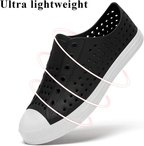 Vista 2 de SAGUARO - Zapatos deportivos deslizantes, para hombre y mujer, ligeras, transpirables, para jardín, zuecos de playa, sandalias, zapatos de agua