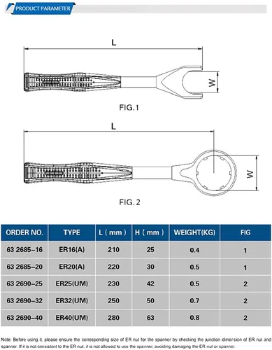 Vista 3 de US Stock ER16 Llave inglesa ajuste ER16A tuerca perfectamente sin deslizamiento fuera durable