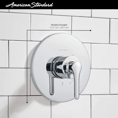 Vista 4 de American Standard TU105500.243 Studio S Valve Only Trim Kit with Cartridge, Matte Black (Pack of 3)