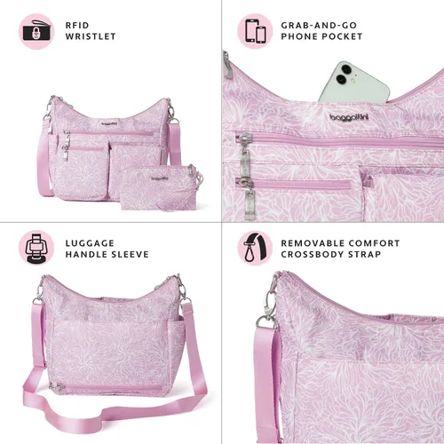 Vista 14 de Baggallini Modern Everywhere Crossbody Women 11x9x4.5 RFID Hobo Bag