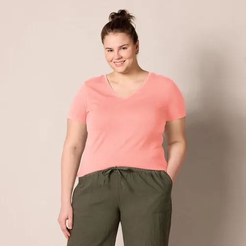Vista 495 de Amazon Essentials Women's Regular-Fit Short-Sleeve Crewneck T-Shirt