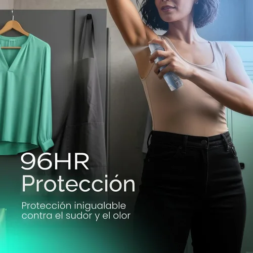 Vista 6 de Degree Spray seco para protección contra el sudor y el olor de 96 horas Fresh Cotton 5X protección 3.8oz