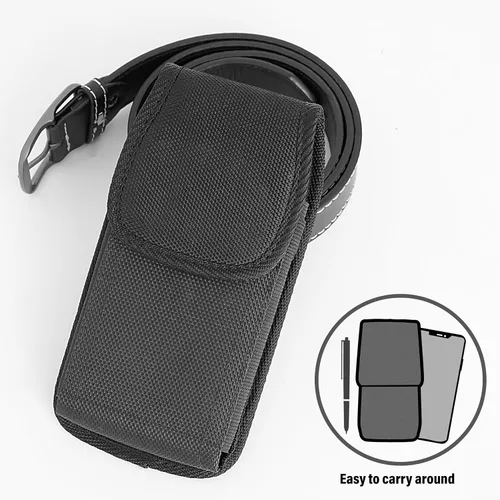 Vista 8 de Funda para iPhone SE, 8 7 6s 6 - Funda para cinturón de teléfono celular con clip para hombre, bolsa de nailon resistente