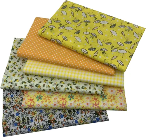 Vista 7 de aufodara 6 piezas de 19.6 x 31.4 pulgadas (19.7 in x 31.5 in) de tela de algodón precortada, rectangular, paquete de tela de algodón