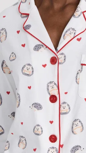 Vista 6 de PJ Salvage Conjunto de pijama Be Mine para mujer