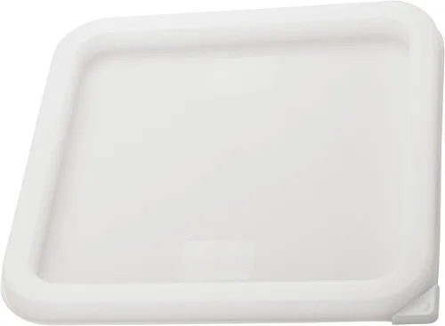 Vista 14 de Winco Contenedor de plástico cuadrado blanco de 22 cuartos