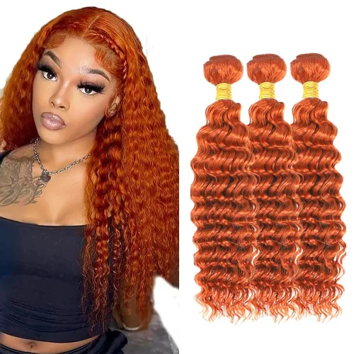 Vista 194 de 300g 1B27 Human Hair Bundles Honey Blonde Bundles Human Hair 10A Brazilian Virgin Remy Hair Extensions 8 10 12 Inch