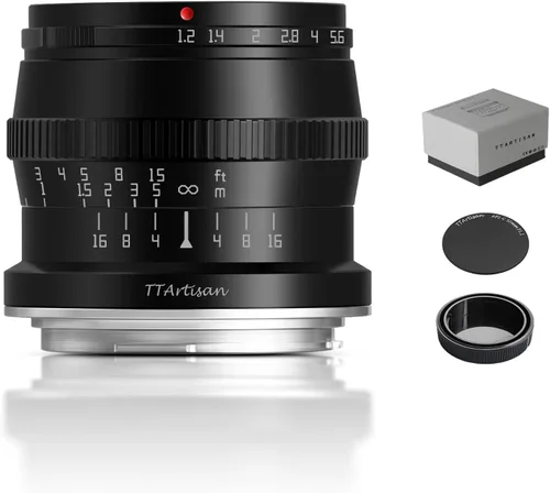 Vista 9 de TTARTISAN 1.969 in F1.2 APS-C Lente de enfoque manual para cámaras de montaje MFT M4/3 como EPM1 EPM2 EPL1 EPL1 EPL2 EPL3 EPL5 EPL6 EPL7 EPL8 EPL9