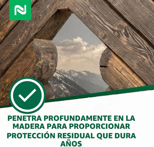 Vista 7 de Bora-Care con concentrado de moldicida Mold-Care, protección de madera contra moho, termitas y descomposición, protección residual de larga