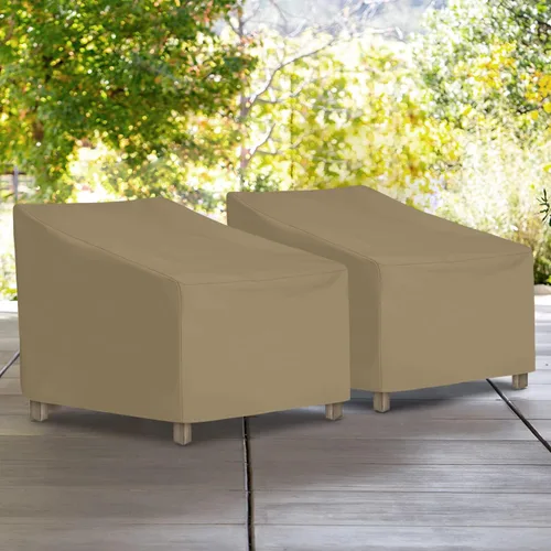 Vista 7 de SunPatio Fundas para sillas de exterior, impermeables, resistentes para muebles de patio, césped, protección para todo tipo de clima, fundas