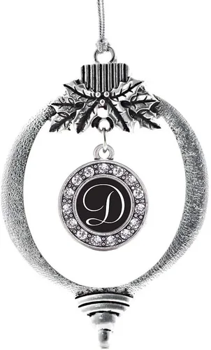Vista 456 de Inspired Silver - Adorno de cromosoma 21 con dije de círculo de plata con joyas de circonita cúbica