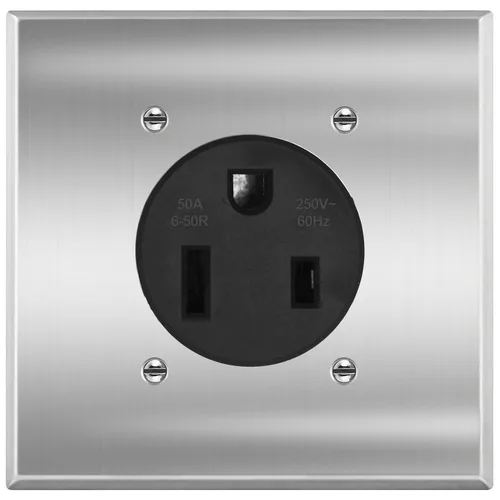 Vista 12 de Micmi Toma de corriente NEMA 6-30R, receptáculo resistente de 50 amperios 250 V 50A, para soldadores, cortadores de plasma, cocinas eléctricas