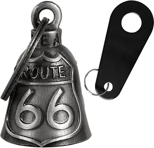 Vista 12 de Dream Apparel Campana de Motocicleta Ángel Guardián Aleja Gremlins, Campana de Motociclista para Hombres Mujeres Motociclistas, Regalo de Buena