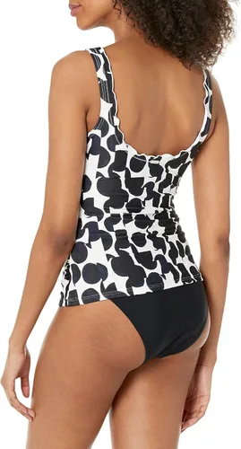 Vista 10 de DKNY Top tankini con cuello en V estándar para mujer