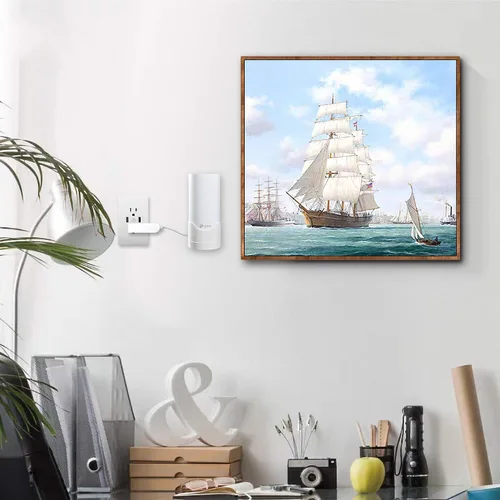 Vista 7 de Soporte de pared para sistema WiFi de malla Deco S4, S7, M4, P9, W2400 (paquete de 2)