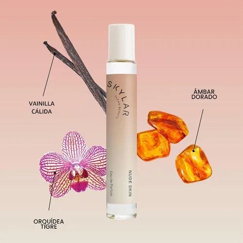 Vista 3 de Skylar Nude Skin, Perfume de viaje Rollerball para mujer, vainilla, 0.33