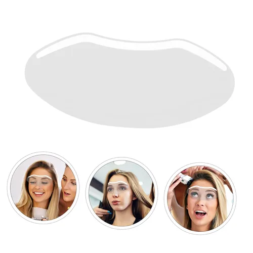 Vista 8 de 50 viseras faciales transparentes para cortes de pelo, cubierta protectora de ojos ligera para peluquería, flequillo recortado y teñido del cabello