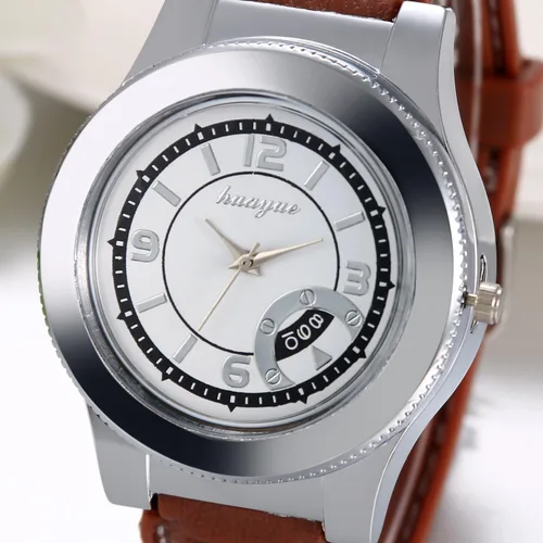 Vista 3 de JewelryWe Reloj de pulsera de cuarzo para hombre, con carga USB, resistente al viento, para el día de San Valentín